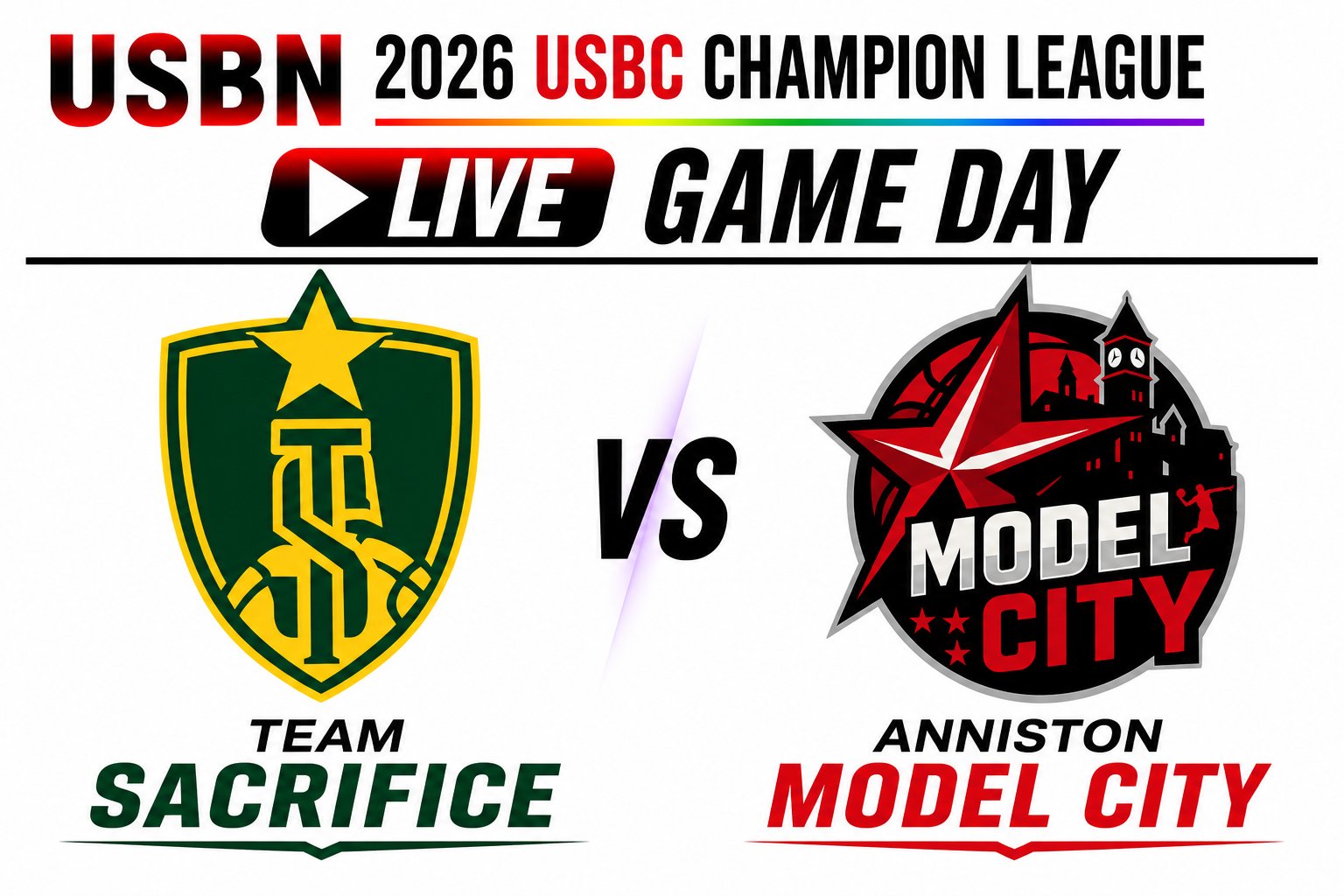 Anniston Model City at Team Sacrifice 3:00pm August 16, 2026