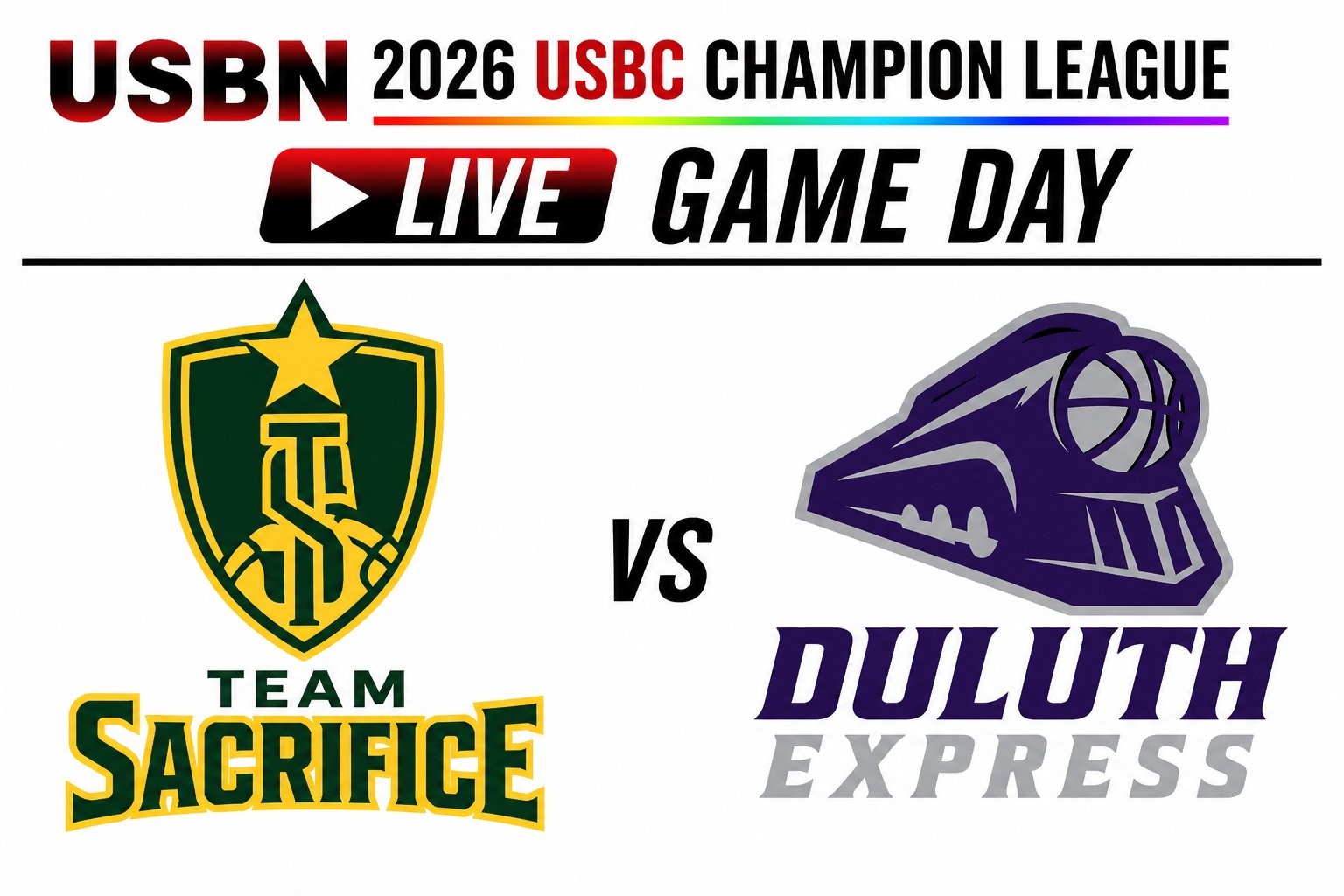 Duluth Express at Team Sacrifice 3:00pm September 6, 2026
