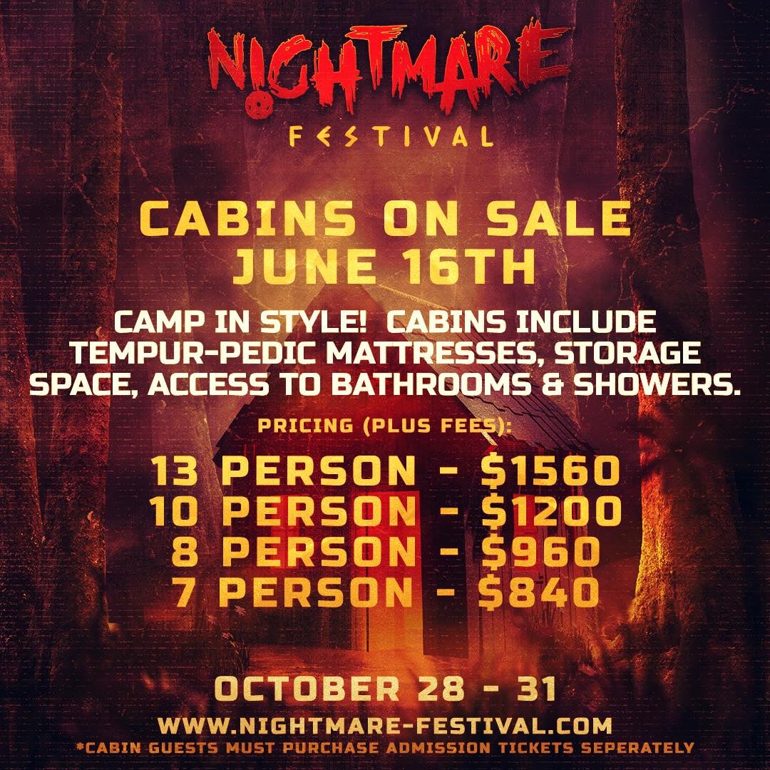 Nightmare Festival Events