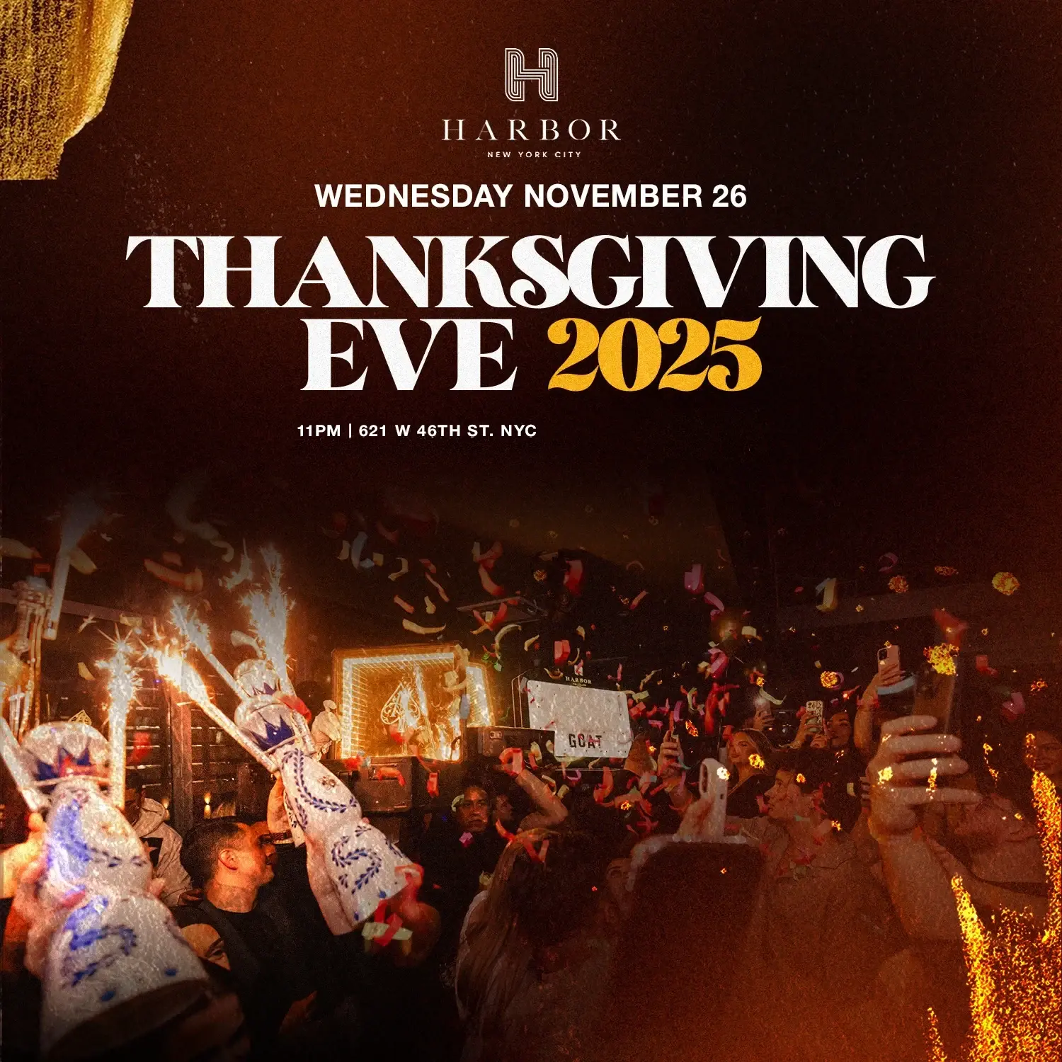 Thanksgiving Eve 2025 at Harbor Rooftop