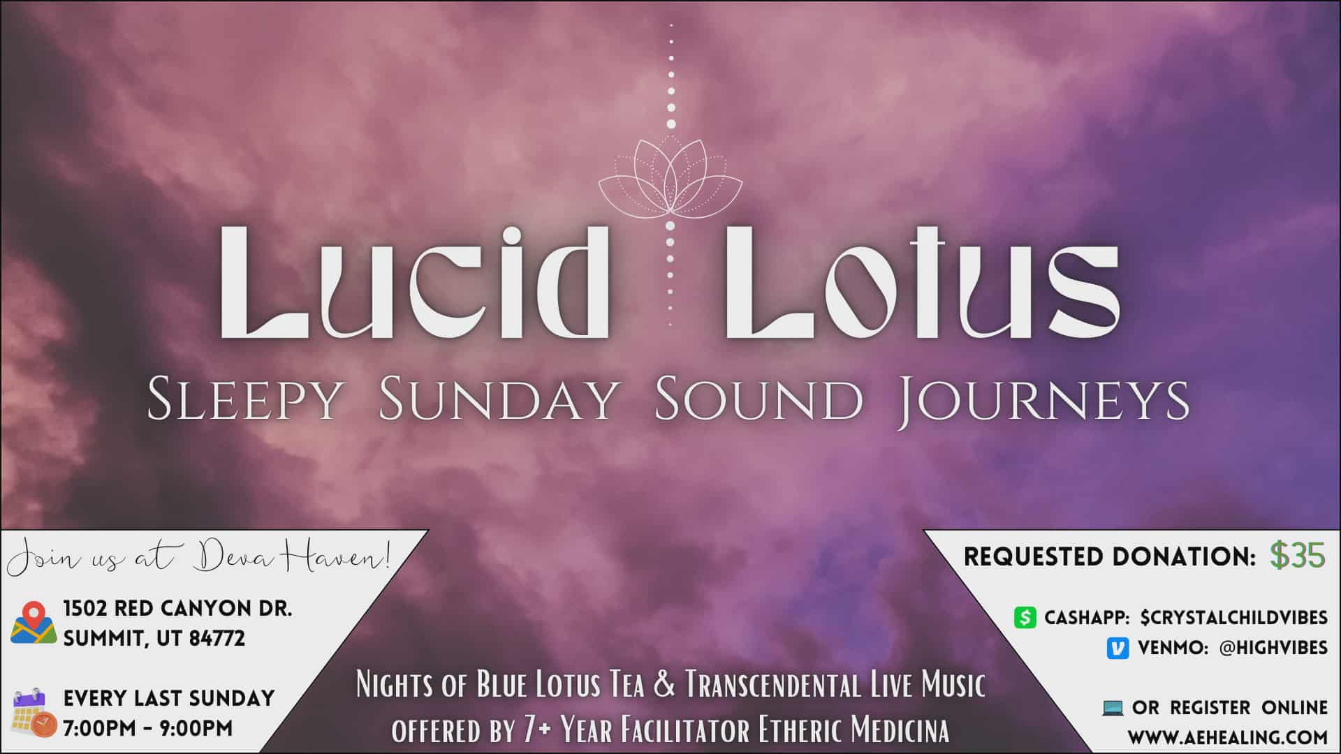 Lucid Lotus - a Sleepytime Sound Journey (August 2026)