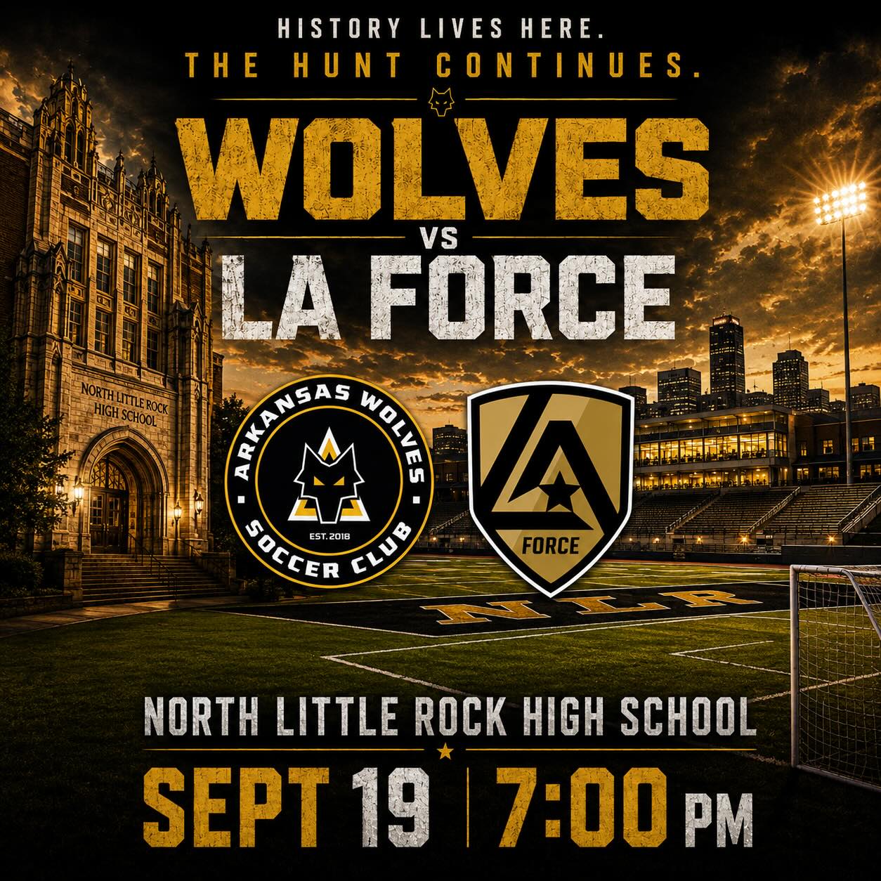 Arkansas Wolves vs LA Force - September 19th, 2026