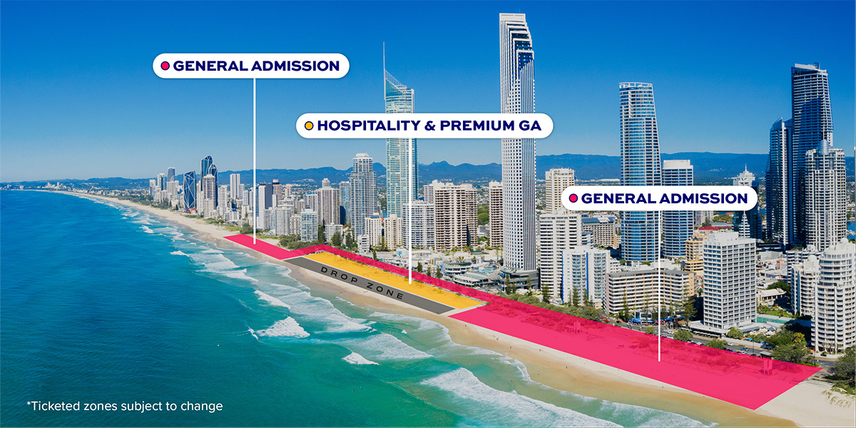 2025 Pacific Airshow Gold Coast - Hospitality Tickets - SUNDAY