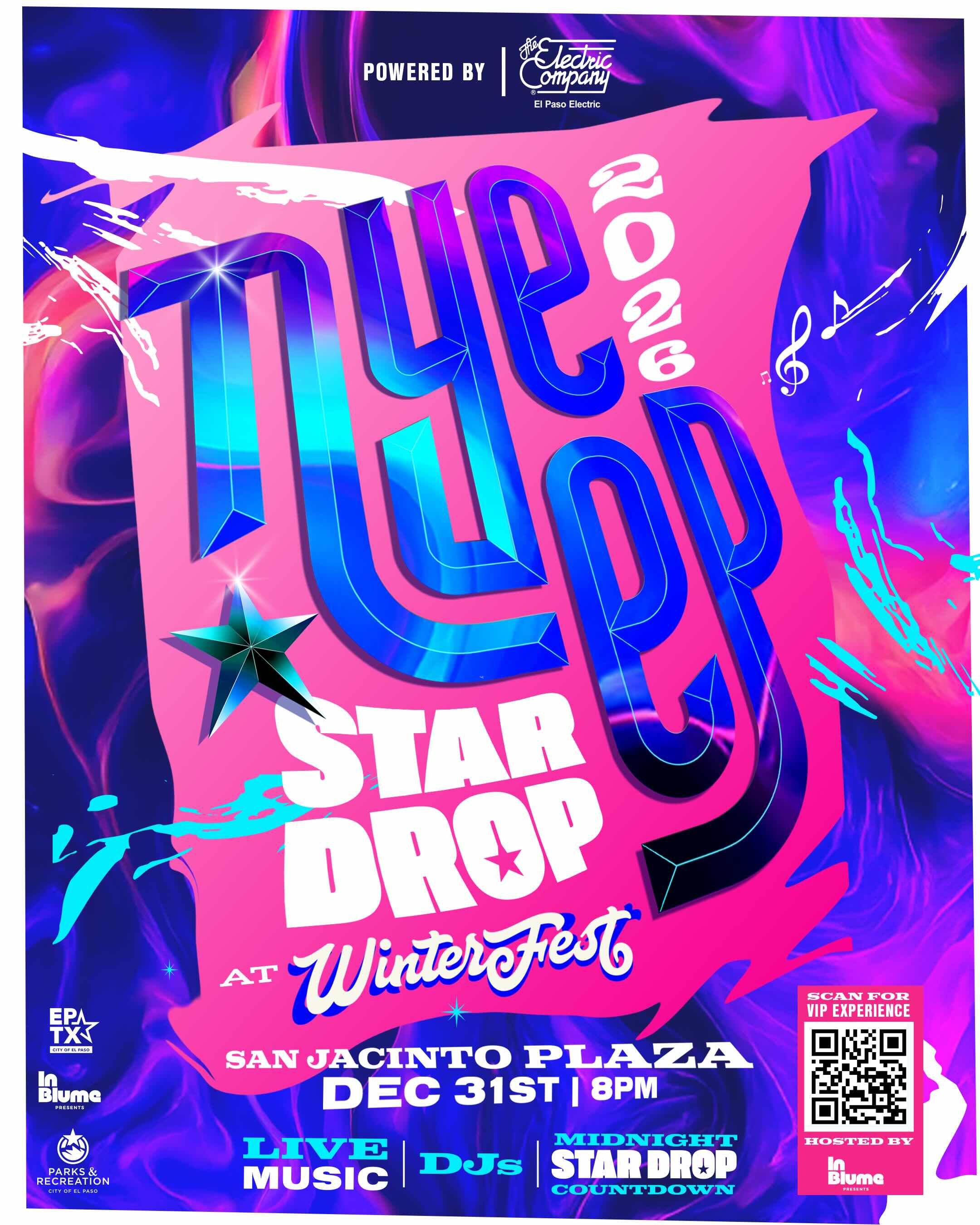 NEW YEAR'S EVE STAR DROP