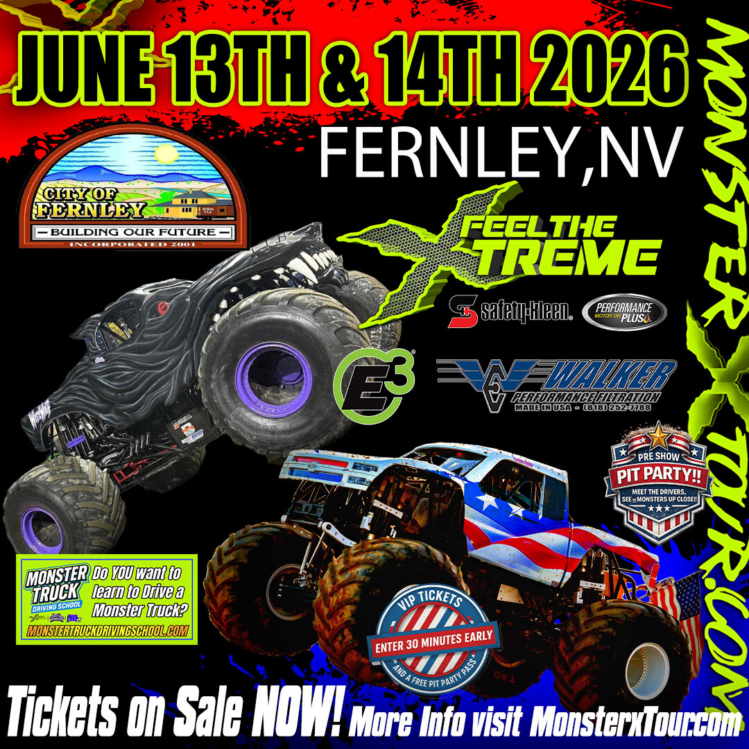 MONSTER X TOUR - FERNLEY, NV - SUN 5PM
