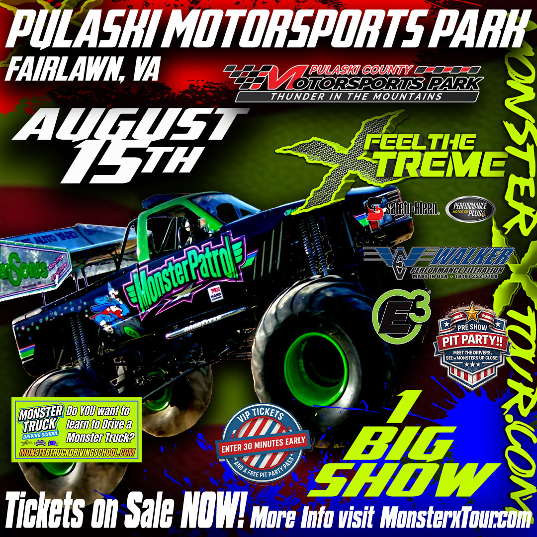 MONSTER X TOUR - FAIRLAWN, VA - SAT 7:30PM