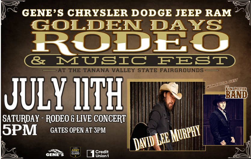 Golden Days rodeo and Music Fest - July 11th, 2026
