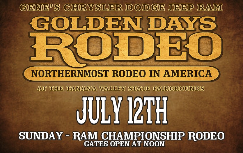Golden Days rodeo - July 12th, 2026