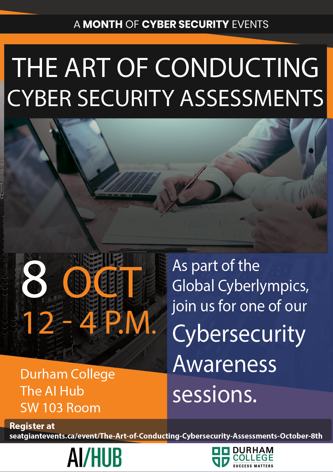 The Art of Conducting Cybersecurity Assessments October 8th