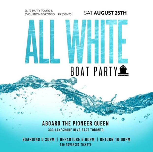 ALL WHITE Boat Party