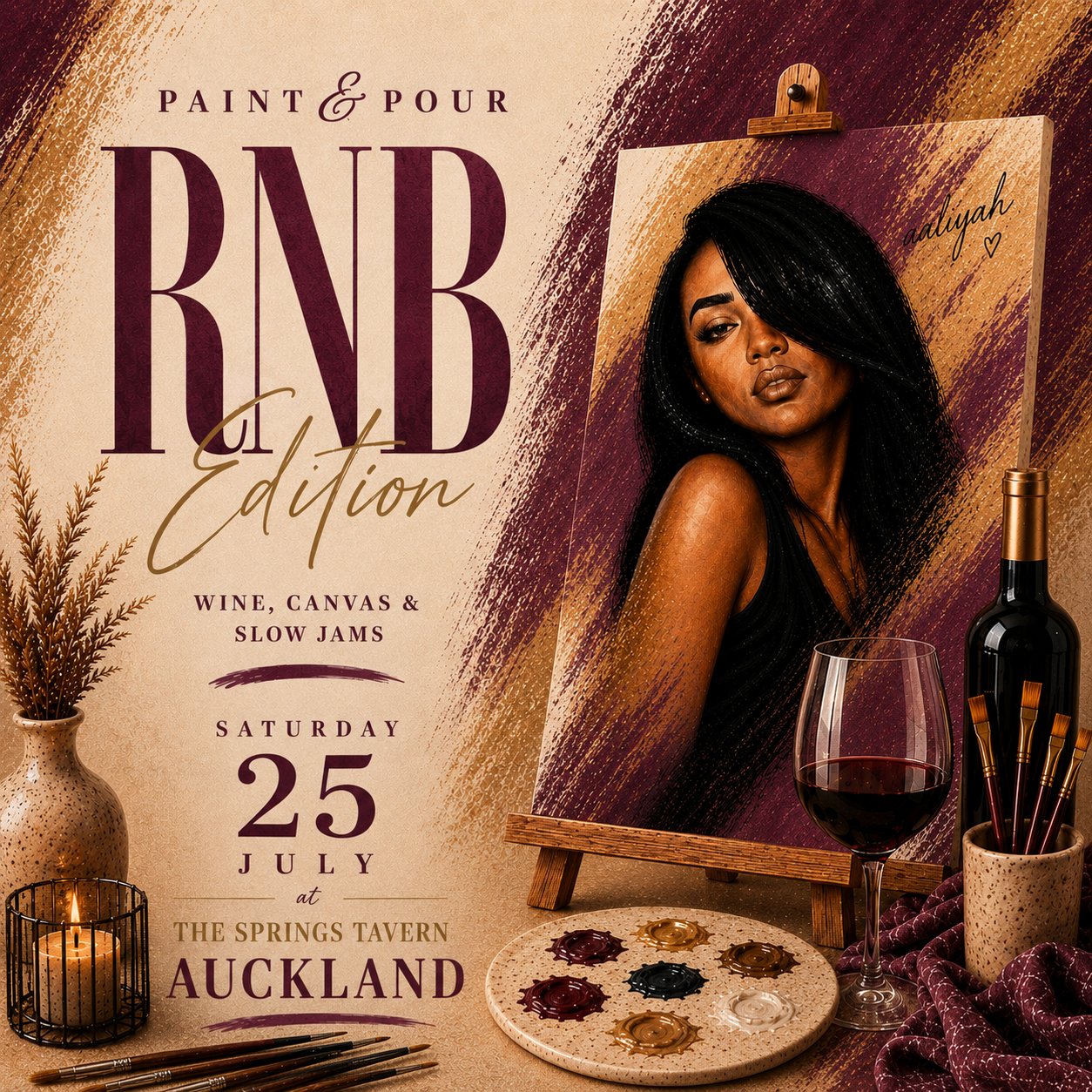 Paint & Pour - Auckland July
