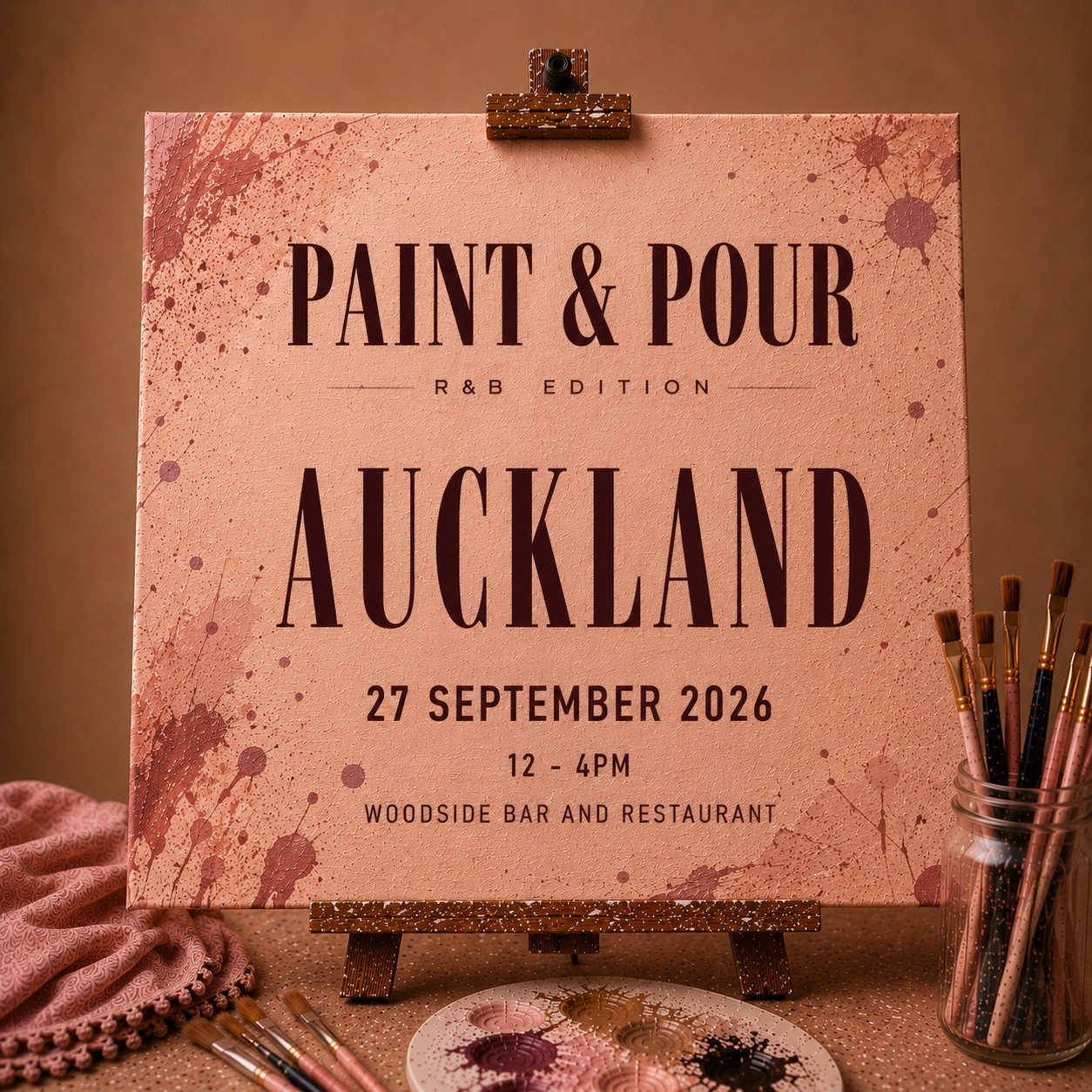 Paint & Pour - Auckland WOODSIDE