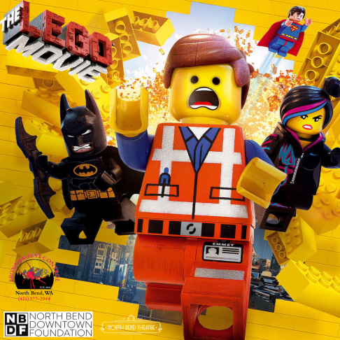 North Bend Downtown Foundation Presents Free Movie Night: THE LEGO MOVIE Sponsored by Frontier Pest Control