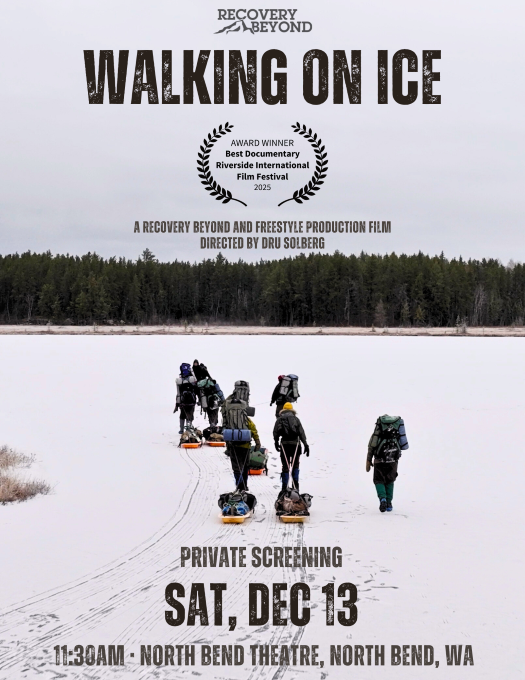Walking On Ice Presented By Recovery Beyond (Saturday Decemeber 13th @11:30am