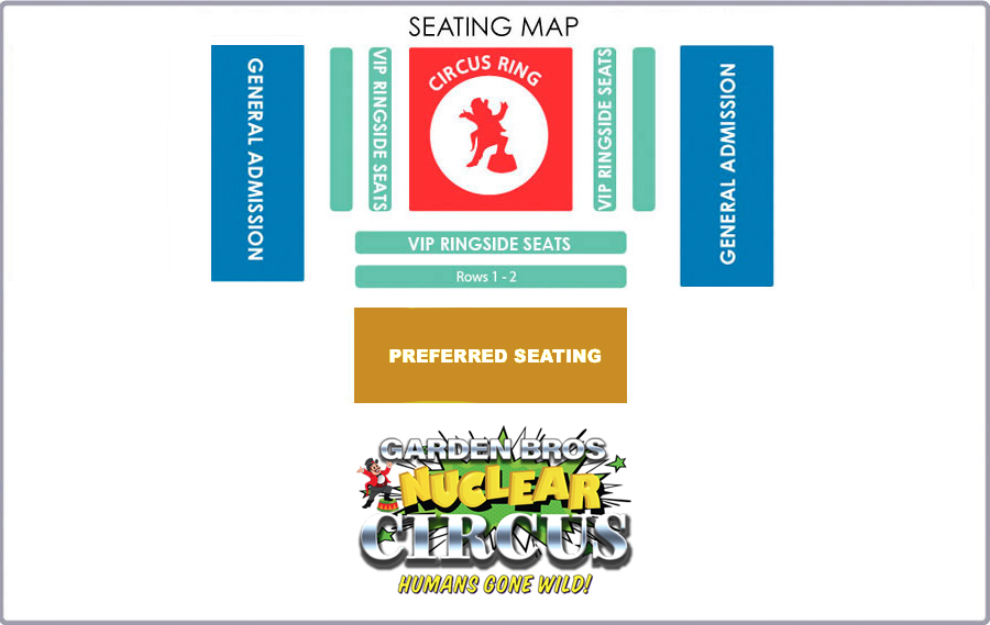 Official Garden Bros Circus Tickets Charleston Sc 4 30pm 04 10 21 Saturday