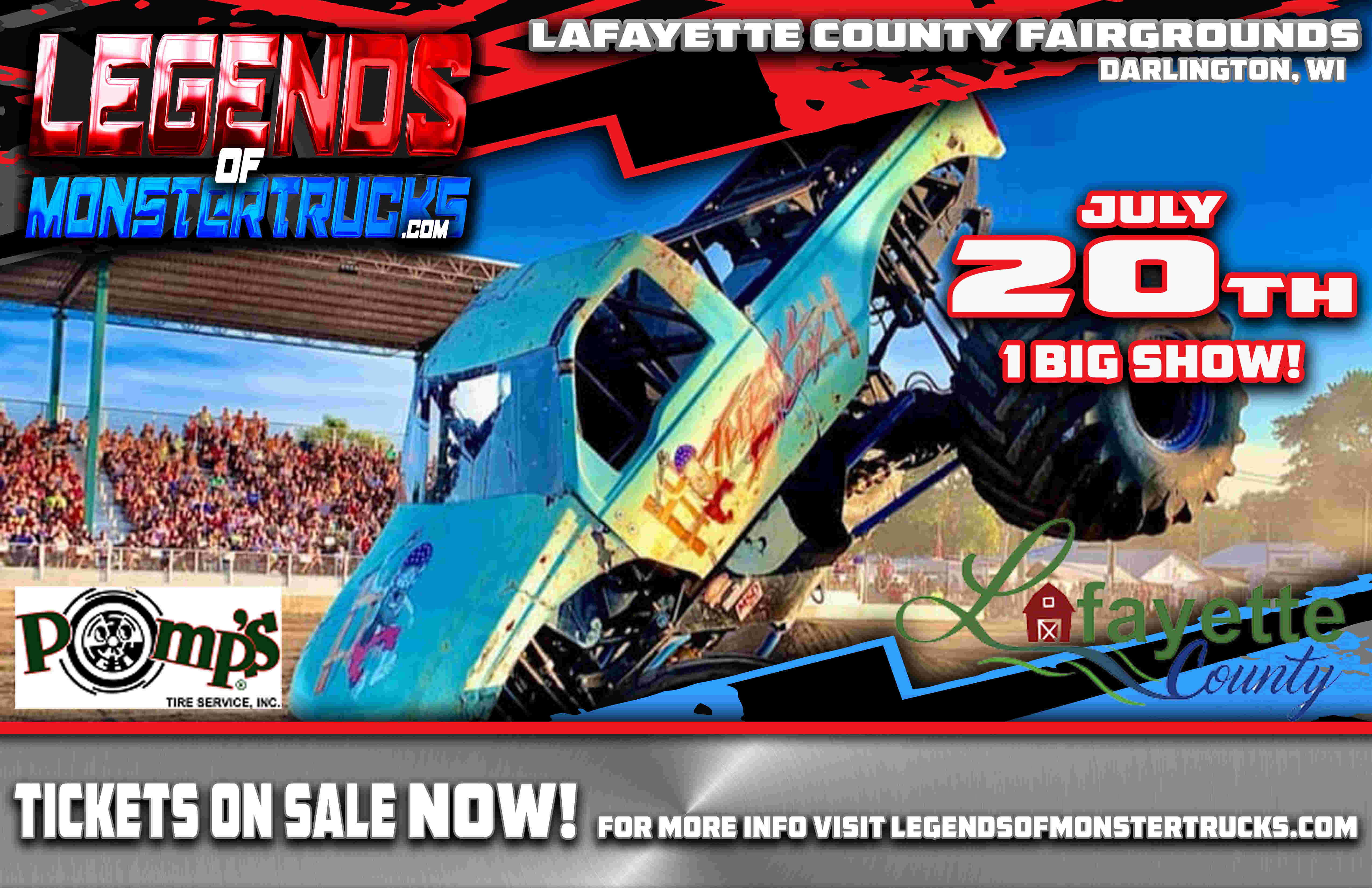 LEGENDS OF MONSTER TRUCKS - DARLINGTON, WI