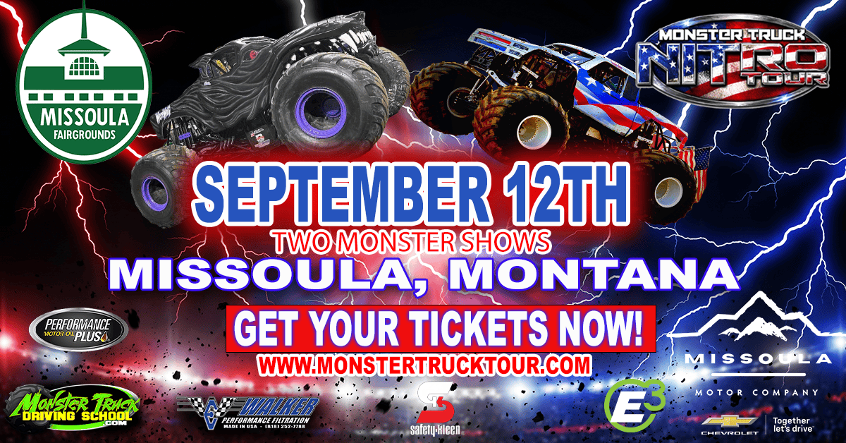 Monster Truck Nitro Tour - Missoula, MT - 9/12/26 - 7:00pm