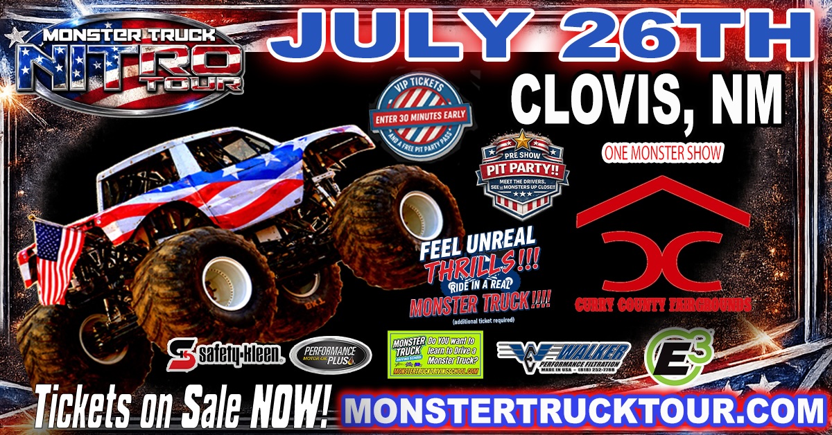 Monster Truck Nitro Tour - Clovis, NM - 7/26/26 - 2:00pm