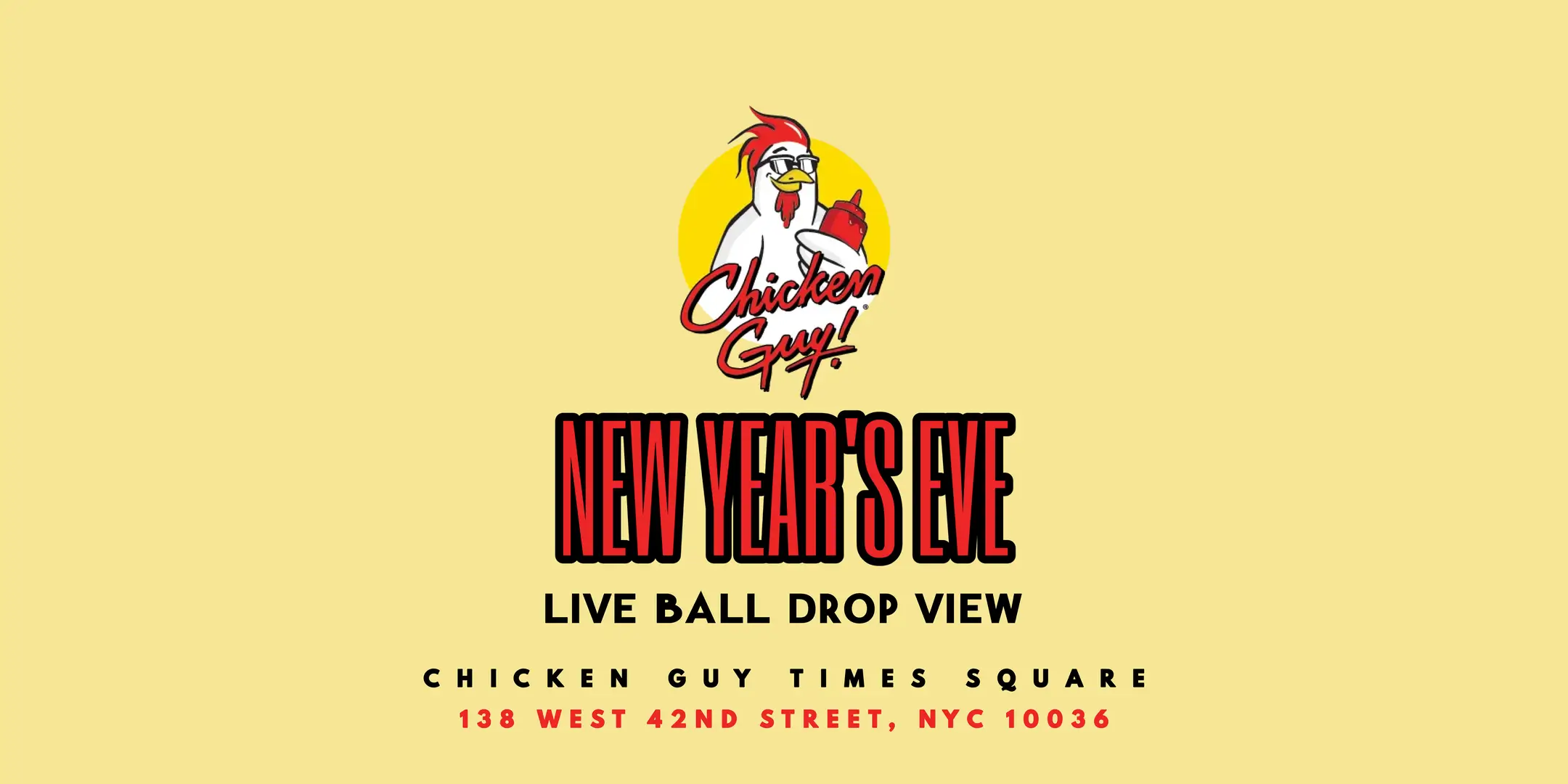 Chicken Guy NYE 2026