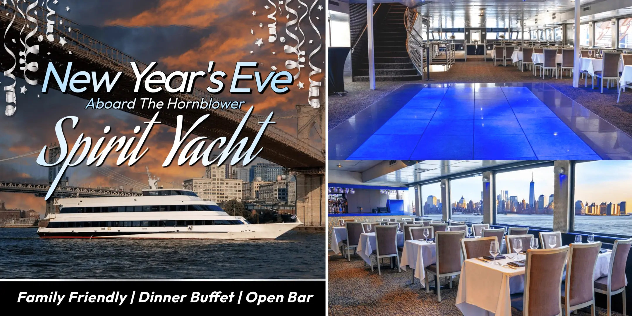 Hornblower Spirit Yacht Cruise NYE 2026