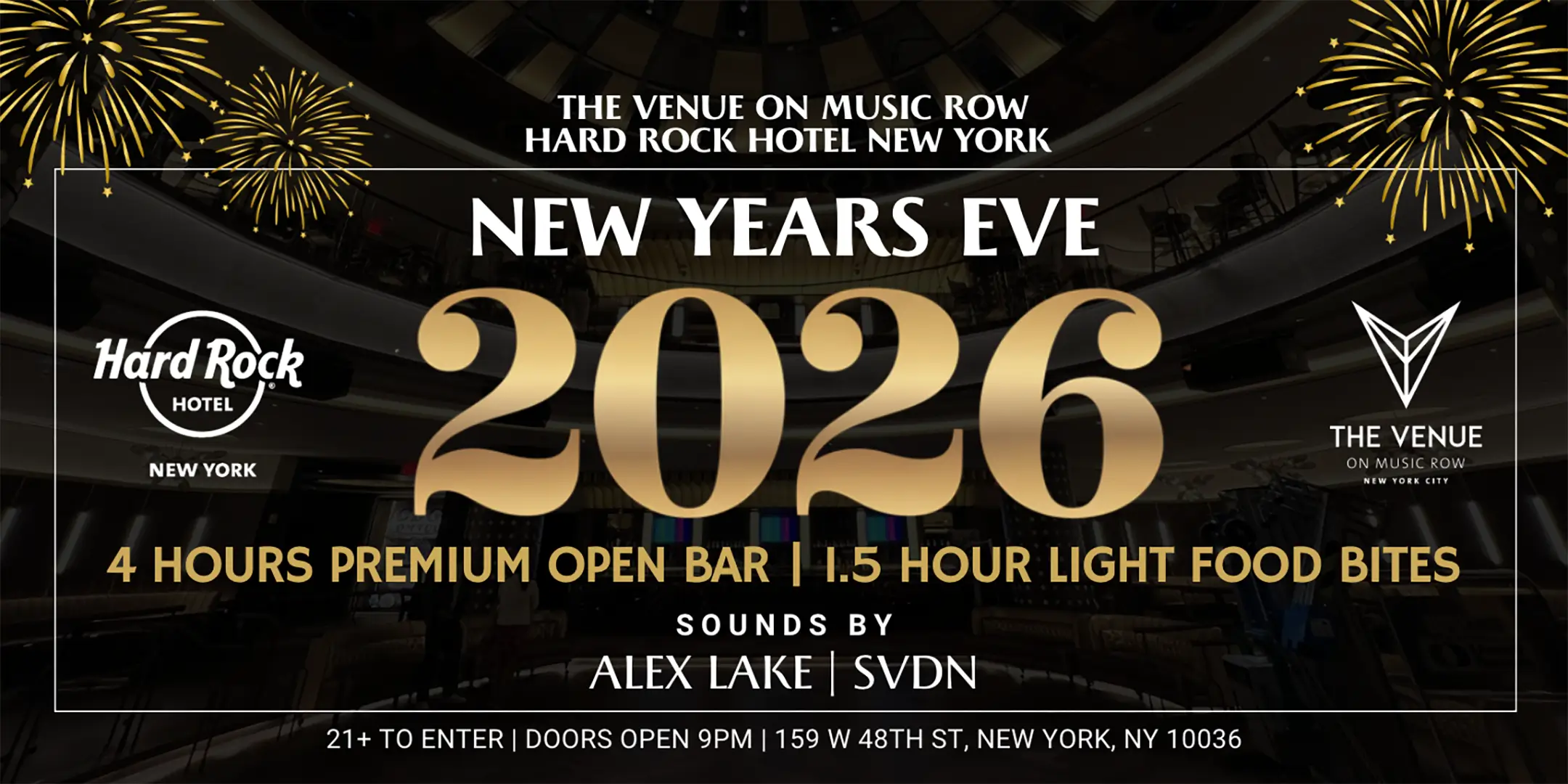 The Venue On Music Row at Hard Rock Hotel NYE 2026