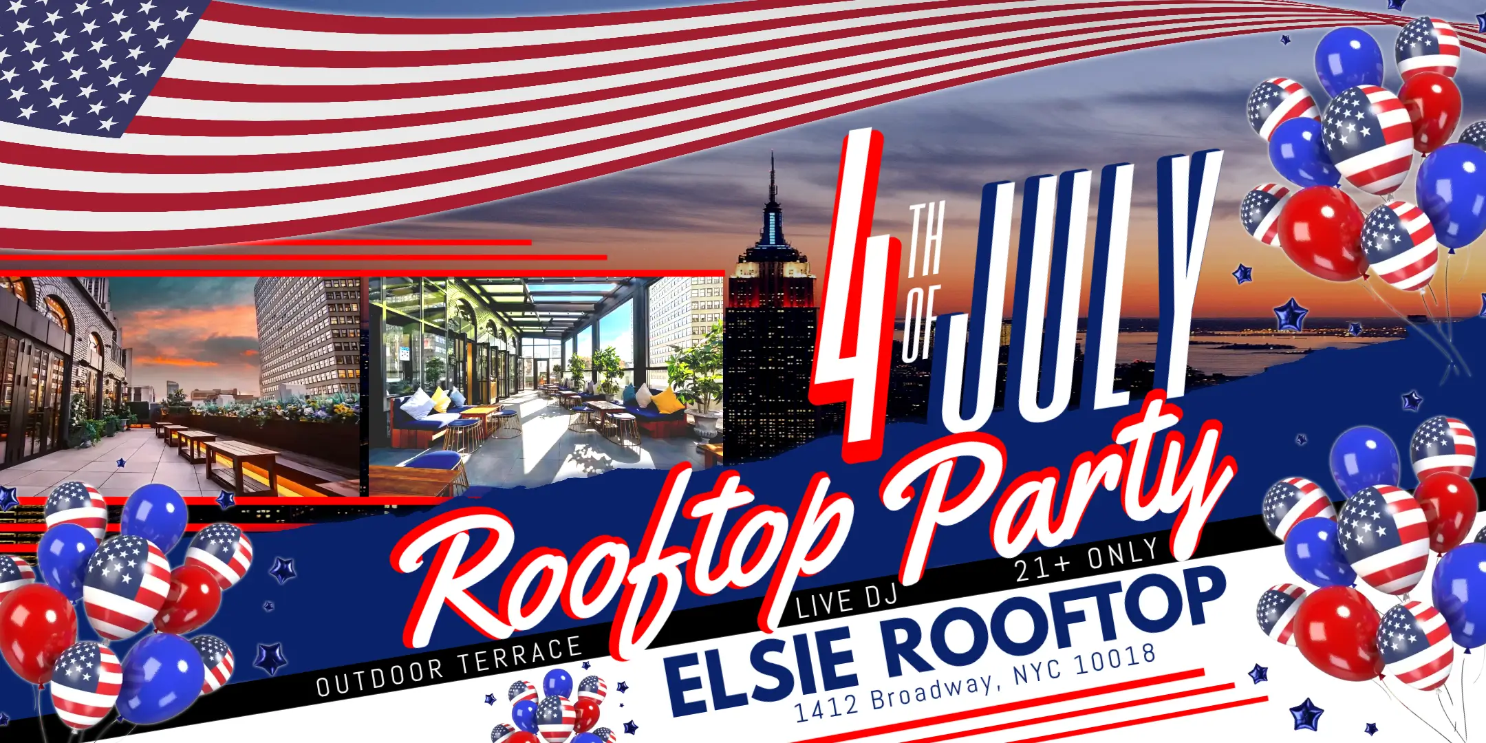 Elsie Rooftop July 4th 2026
