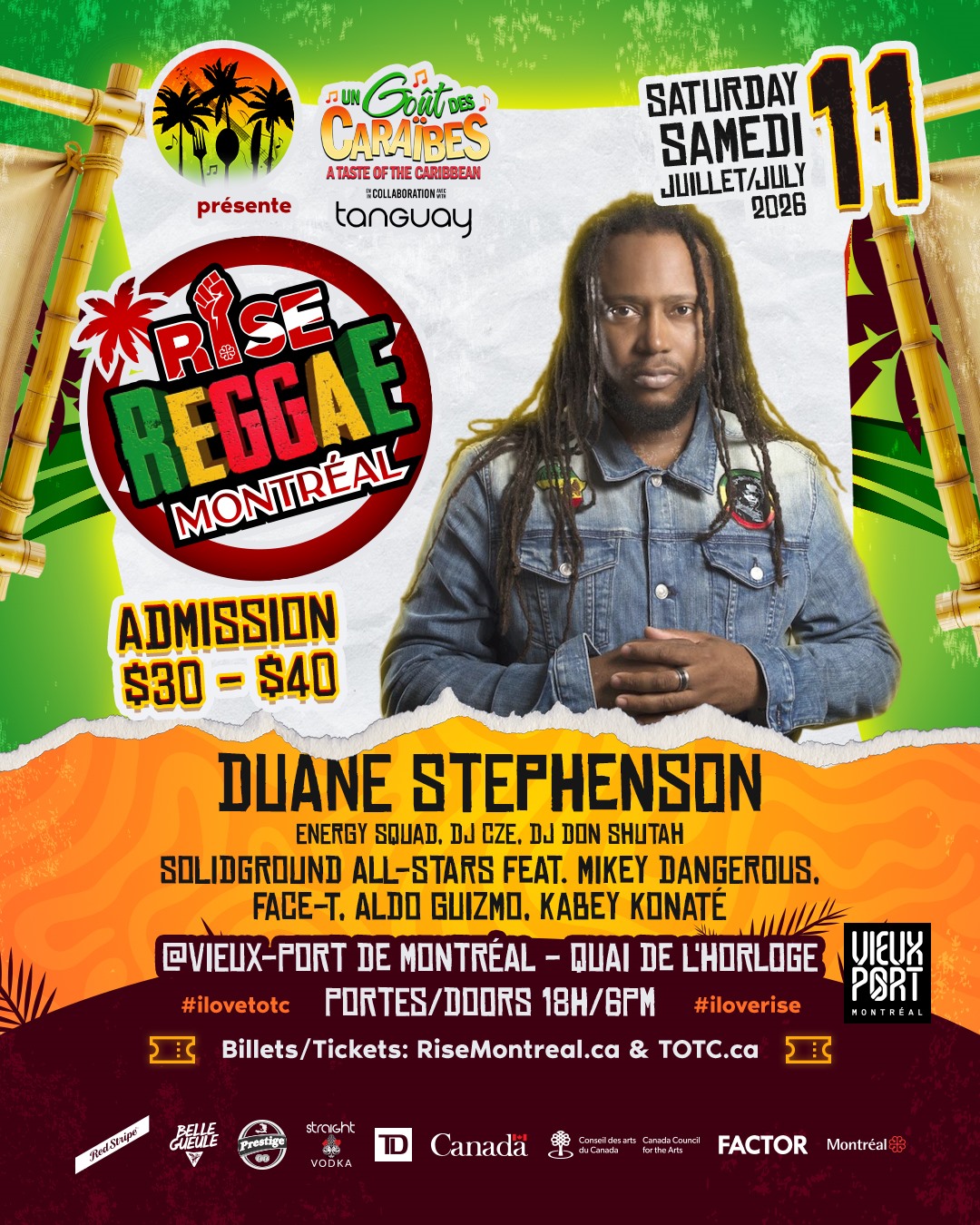 RISE Reggae Montreal - 2026