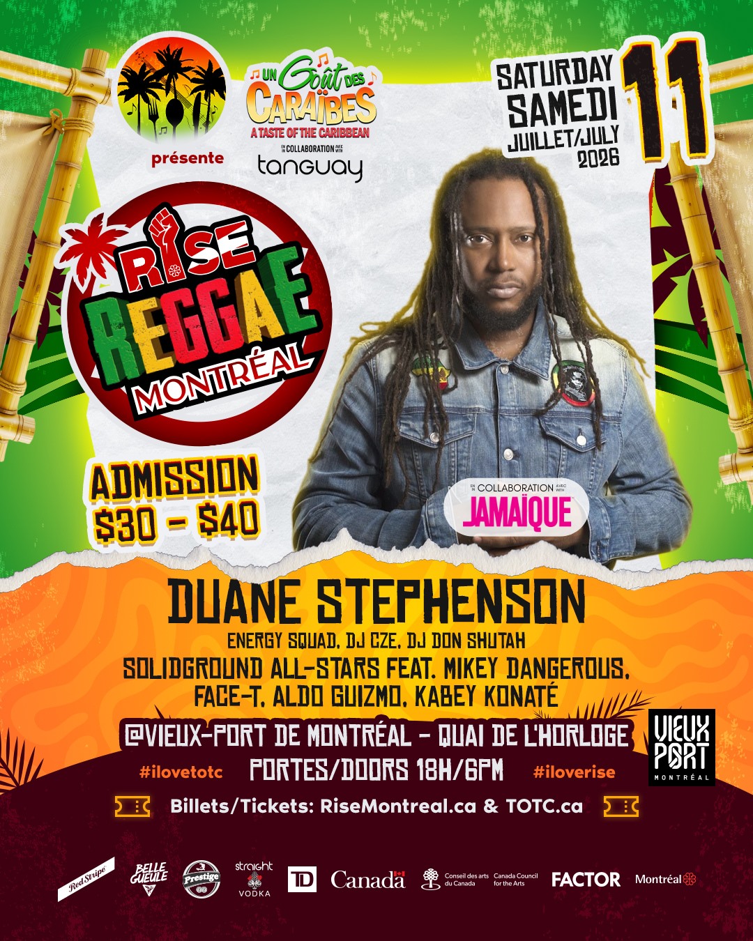 RISE Reggae Montreal - 2026