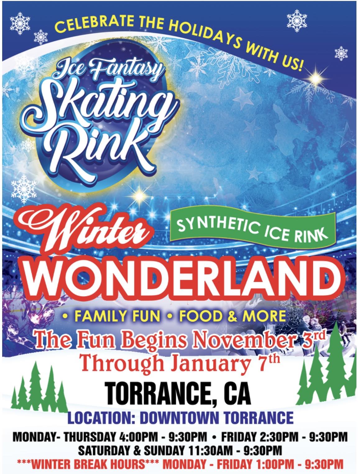 Ice Fantasy Skating Rink Torrance, CA Friday 11/03/2023