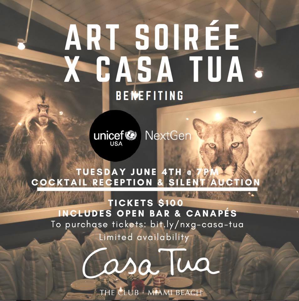 UNICEF NextGen Art Soiree x Casa Tua