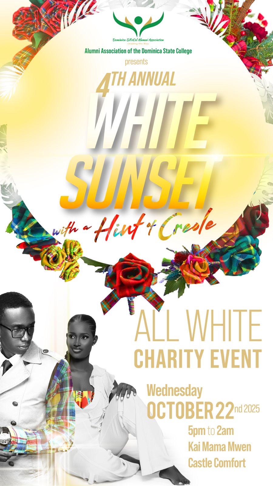 4th Annual White Sunset with a Hint of Creole