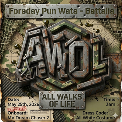 AWOL Foreday Pun Wata- Battalia