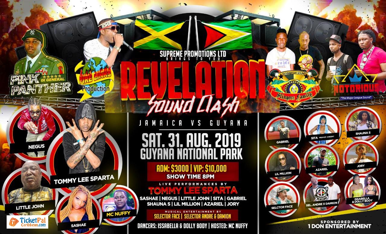 Revelation Sound Clash-National Park- Guyana