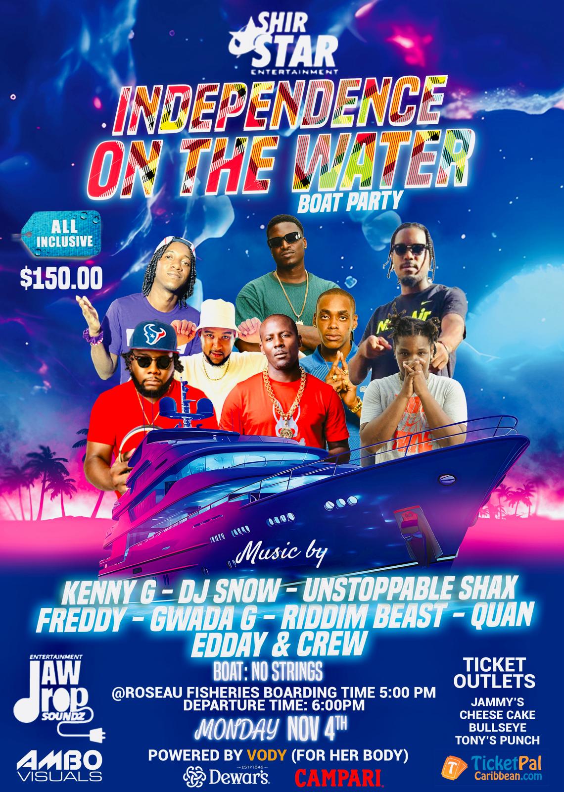 Independance sur l'eau Boat Party