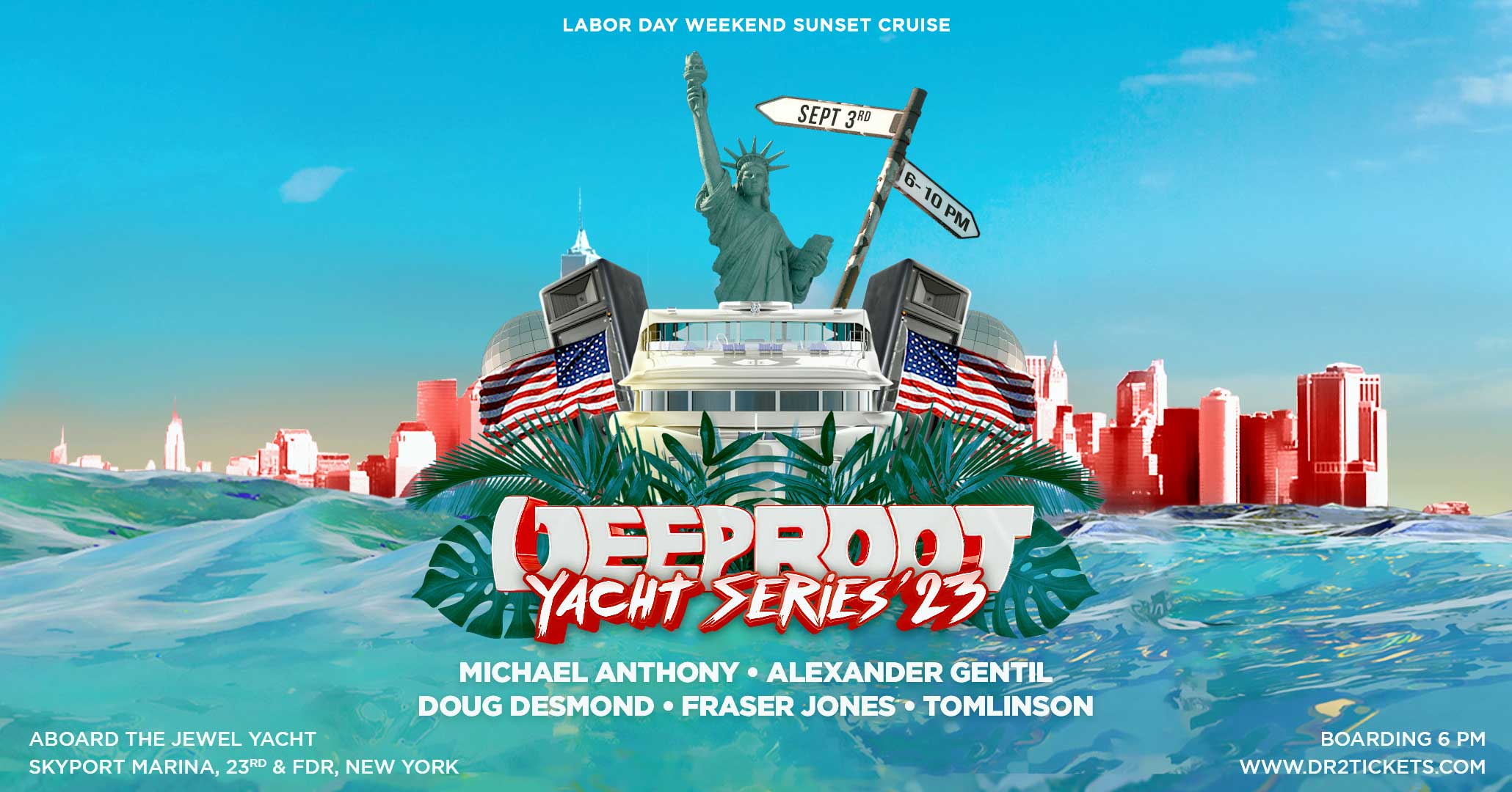Labor Day Weekend Sunset Cruise with Deep Root Records