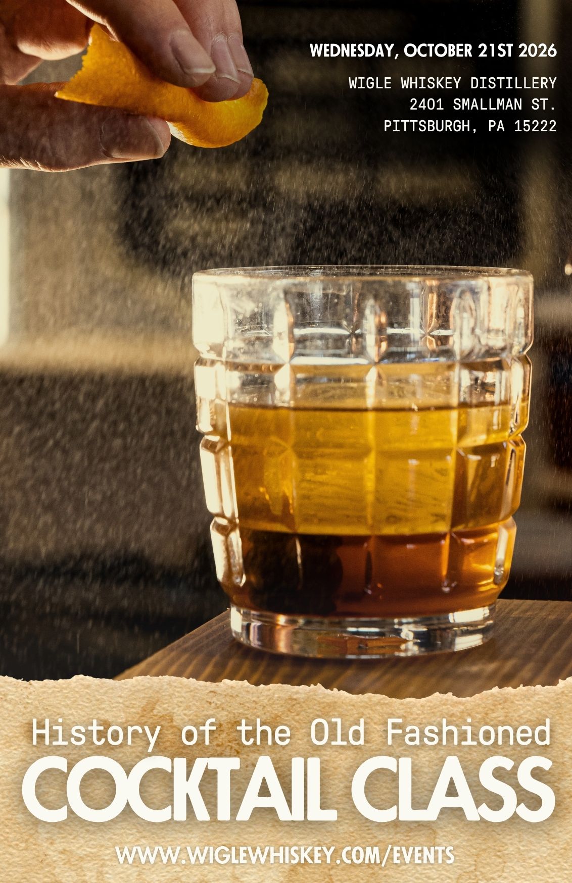 Old Fashioned Cocktail Class