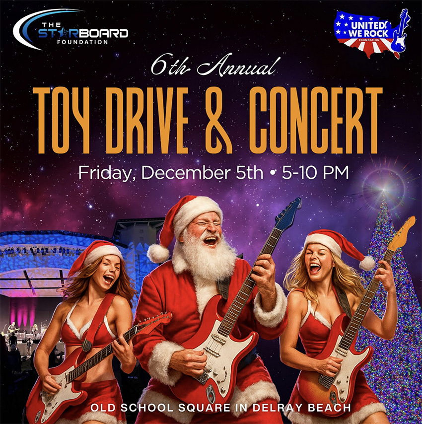 6th Annual Toy Drive and Concert Presented by The Starboard Foundation and United We Rock Foundation